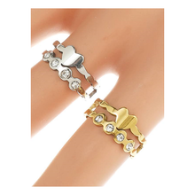 Stainless Steel Heart Ring