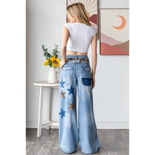 Denim Washed Star Patchwork Oli+Hali Jeans