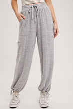 Heather Grey Drawtring High Waist Joggers