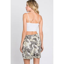 Olive Multi Mineral Washed Side Pocket Denim Oli+Hali Shorts