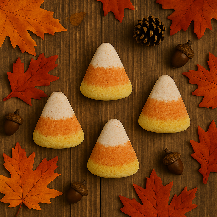 Fall Candy Corn Bath Butter Bombs w/ Shea & Cocoa Butter
