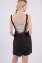 Burnt Orange Mineral Washed Double Gauze Overall Romper