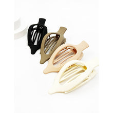 Neutral Flat Oval Flat Hair Claw: MIX COLOR / ONE(12)