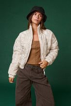 Camo Quilted Puffer Jacket