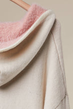 Pastel Purple Flower Petal Hooded Sweater