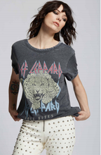 Vintage Black Def Leppard Love Bites Burnout Tee
