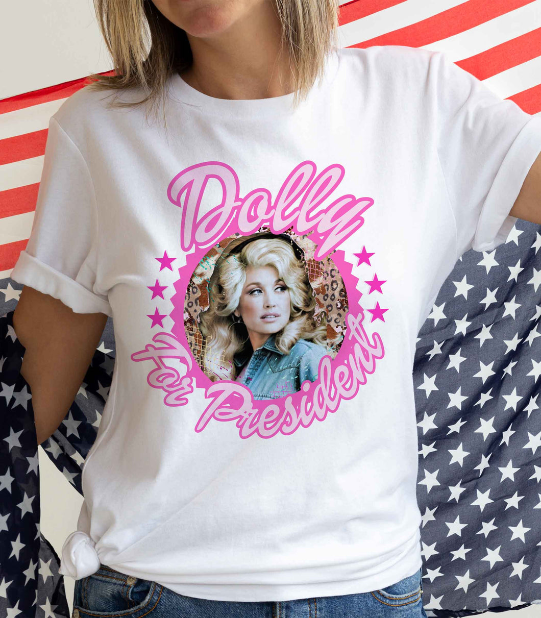 Natural Dolly for President Tee