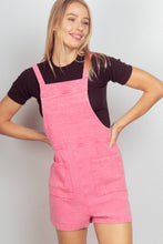 Burnt Orange Mineral Washed Double Gauze Overall Romper