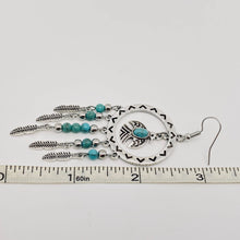 Bird PendantTurquoise Tassel Earrings