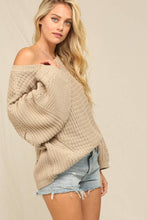 Latte So Cute Chunky Knit Sweater