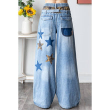 Denim Washed Star Patchwork Oli+Hali Jeans