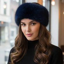 White Elegant Faux Fur Winter Headband Earmuff