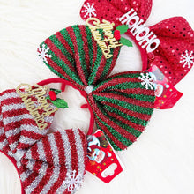 Decorated Bow Christmas Headband: MIX COLOR / ONE(12)