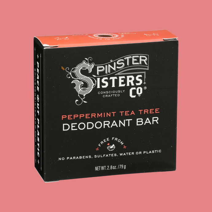 Aluminum & Paraben Free Deodorant Bar - Peppermint Tea Tree