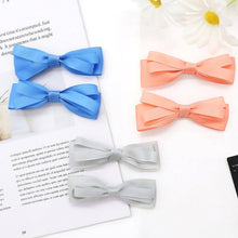 12pk Pastel Tone Bow Hair Clip Pin