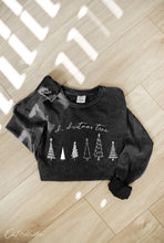 OH, CHRISTMAS TREE Mineral Washed Long Sleeve Graphic : Mineral Black