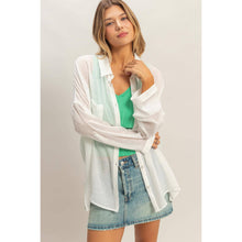 White Button-Down Blouse