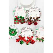 Christmas Theme Earring Set: MIX COLOR / ONE(12)