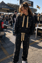 Purdue Embroidered Fleece Hoodie