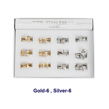 Stainless Steel Double Cross Ring