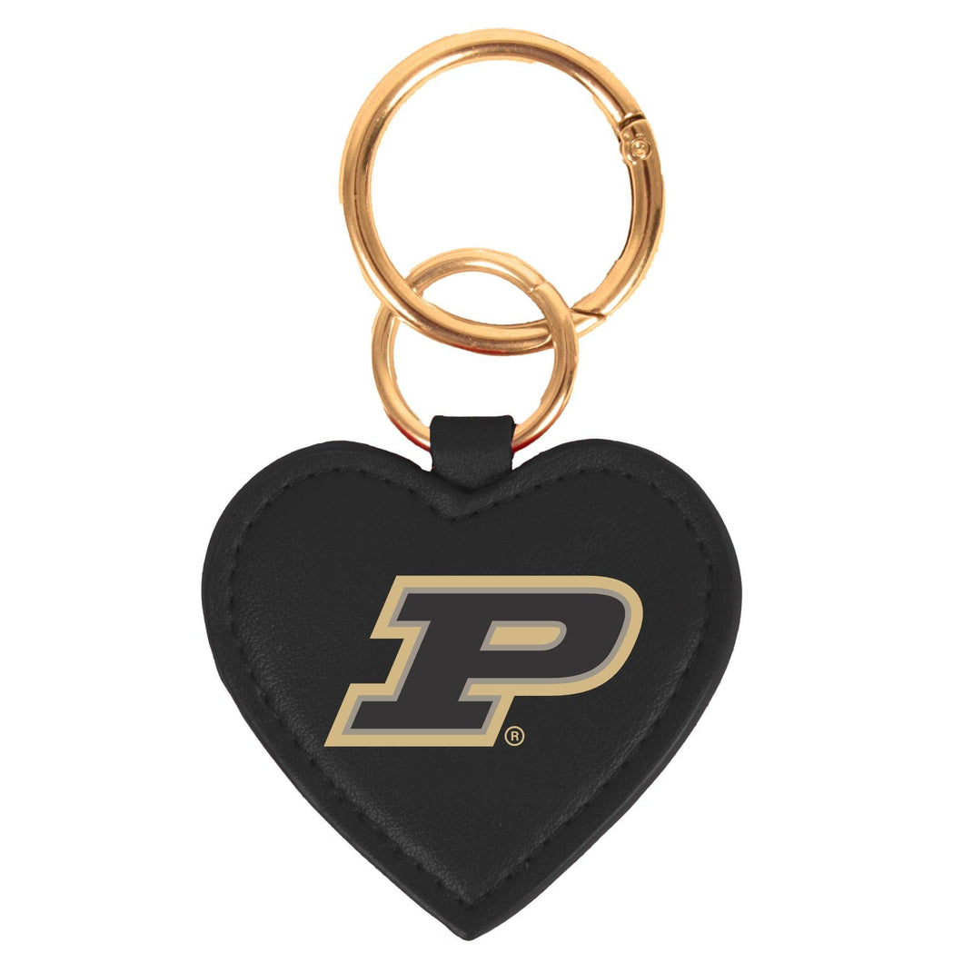 Purdue Boilermakers Heart Bag Charm/ Key Ring