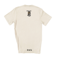 Natural Zebra Glam Animal Rhinestone Graphic Tee