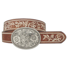 Black Plus Emroidered Strap Oval Buckle Belt