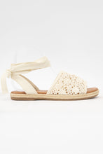Beige Renata Lace Up Sandals