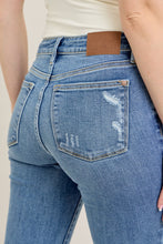 Medium Mr Vintage Wash Boot Cut w/ Destroy Hem Judy Blue Jeans