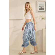 Blue Washed Paisley Oli&Hali Bloomer Pants