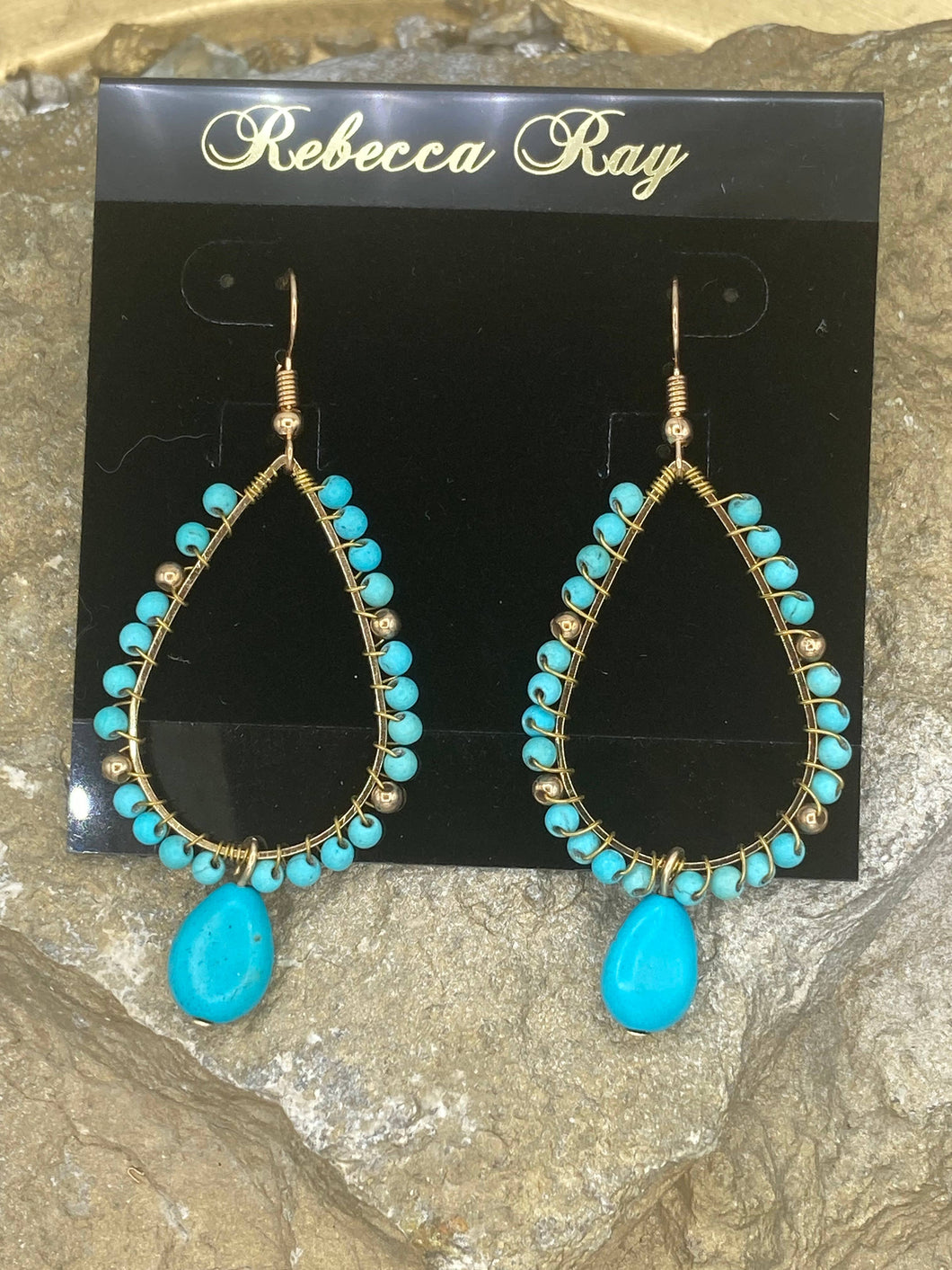 Boho Beaded Drop Earring