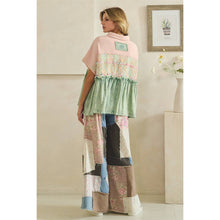 Blush Washed Collared Half Placket Oli+Hali Top