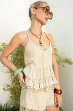 Oatmeal Lace Shorts