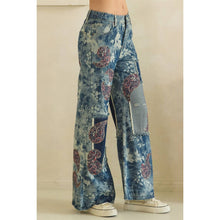 Denim Washed Paisley Patch Oli+Hali