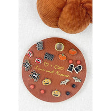 Premium Quality 10 Pairs Halloween Earrings on PU: MIX COLOR / ONE(6)