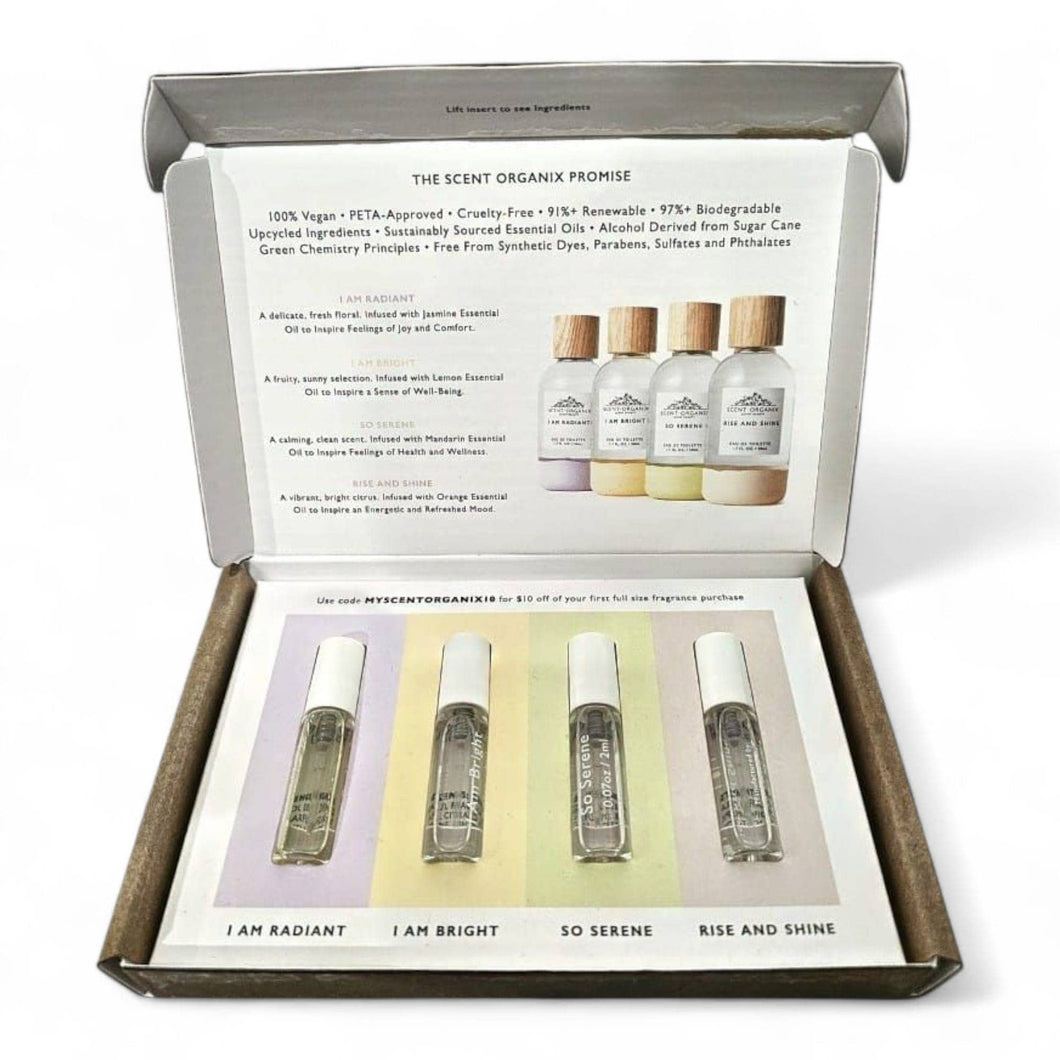 Scent-Organix 4-Piece Travel Perfume Discovery Kit