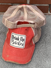 Drink Up Bitches Distressed Trucker Hat Baseball Cap
