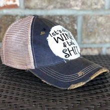 Brick Red Let's Drink Wine and Talk Shit Hat