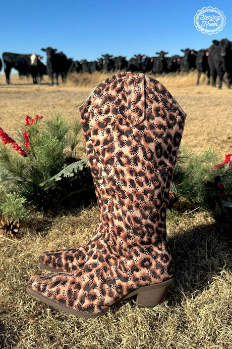Leopard Kitty On The Prowl Boots