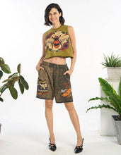 Cotton Stone Wash Shorts