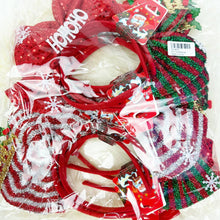 Decorated Bow Christmas Headband: MIX COLOR / ONE(12)