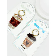 Coffee and Latte Key Charm: MIX COLOR / ONE(12)