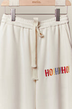 Ivory Christmas Pants with Lettering