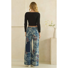 Denim Washed Paisley Patch Oli+Hali