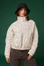 Camo Quilted Puffer Jacket