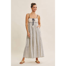 Midnight Navy Boho Dream Crochet Maxi Dress