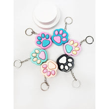 Cat Paw Clicker Fidget Keychain: MIX COLOR / ONE(12)