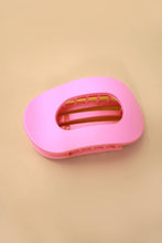 Black Jumbo Lay Flat Oval Hair Claw Clips