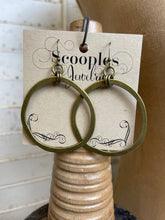 Rings and Hoops Bronze Earrings