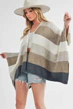 Multi Zuri Poncho Cardigan